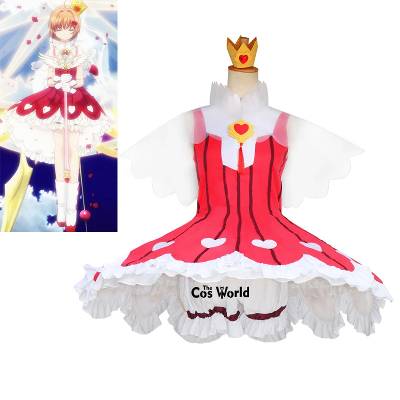 Cardcaptor Sakura Clear Card Kinomoto Sakura Op2 Rose Heart Battle Dress Outfit Anime Cosplay Costumes Aliexpress Cardcaptor Sakura Clear Card Kinomoto Sakura Op2 Rose Heart Battle Dress Outfit Anime Cosplay Costumes Aliexpress