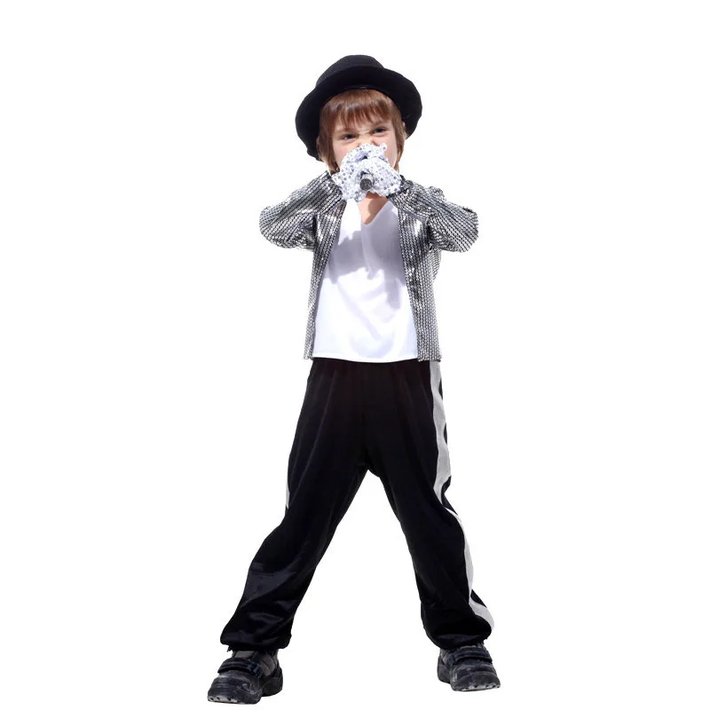 Маскарадные костюмы для мальчиков на Хэллоуин с суперзвездой Майклом Джексоном