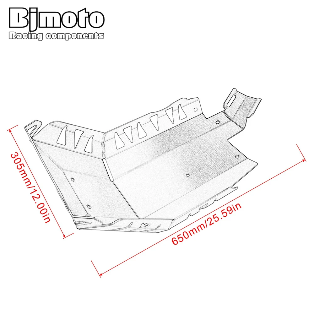 BJMOTO спереди защита двигателя Glide опорная плита защитная крышка для KTM 1290 Приключения- 1190 1050 ADV