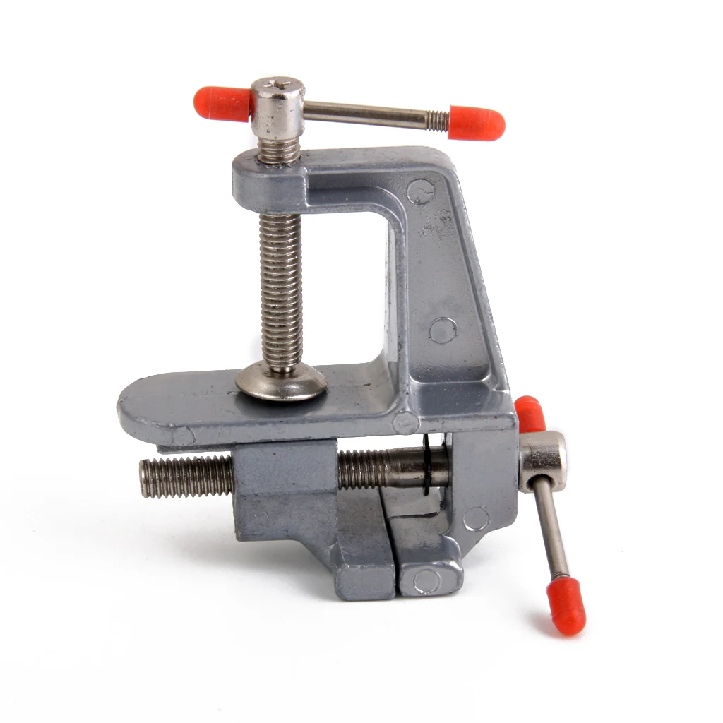

Durable Lightweight Portable Aluminium Mini Clamp For Jewelry Hobby Model Making Electronics Home Work Bench