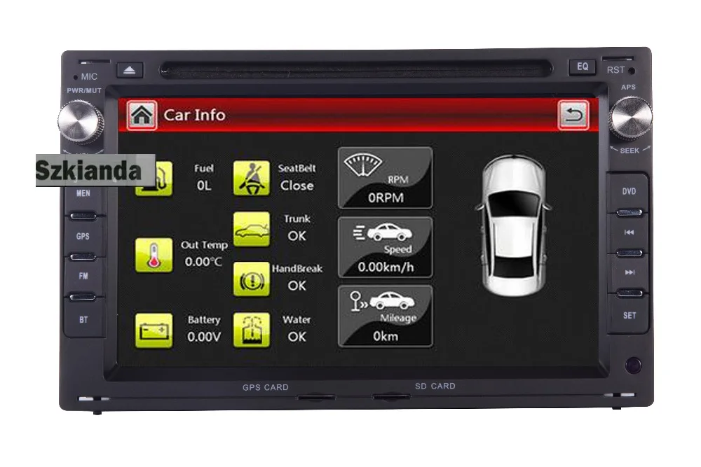 Sale 7"Touch Screen Car DVD Player for VW Golf4 T4 Passat B5 Sharan with 3G GPS Bluetooth Radio Canbus SD USB Free Camera+8GB Map 14