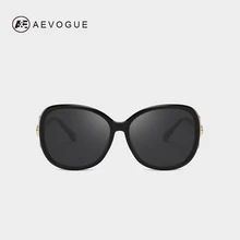 AEVOGUE поляризационные солнцезащитные очки для женщин для негабаритных бренд дизайн цветок украшения Солнцезащитные очки Винтаж