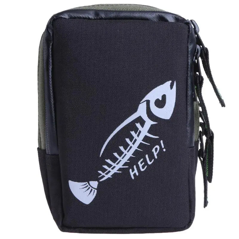 Портативная водонепроницаемая сумка для рыбалки из ткани Оксфорд, сумка для рыбалки на открытом воздухе, сумка для путешествий, органайзер для макияжа, чехол, сумка, 4 цвета, Новинка - Цвет: Army Green