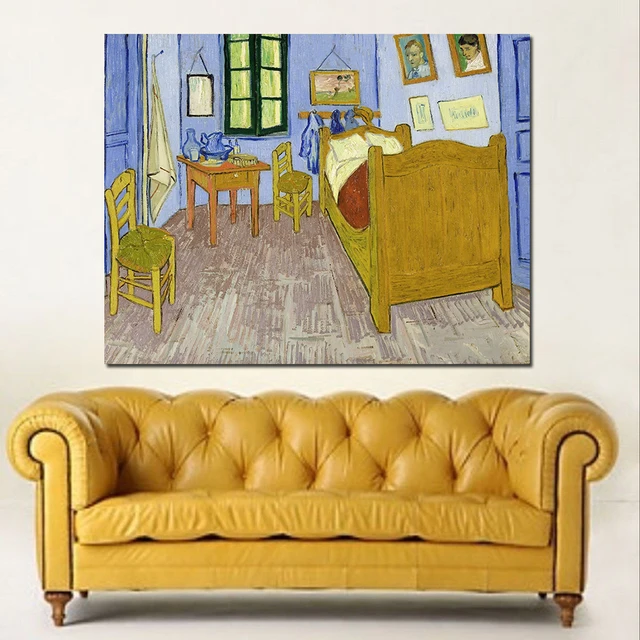 Artisti JQHYART Vincent Van Gogh Camera Da Letto Ad Arles, Canvas ... Artisti JQHYART Vincent Van Gogh Camera Da Letto Ad Arles, Canvas ...