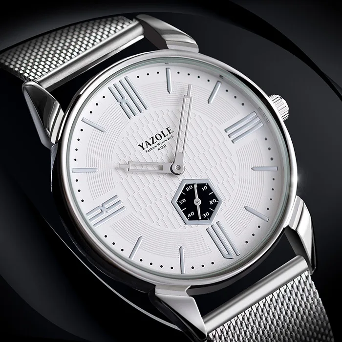 

2019 New YAZOLE Watch Men Top Brand Luxury Stainless Steel Wrist Watches for Male Clock Quartz Wristwatch Relogio Masculino