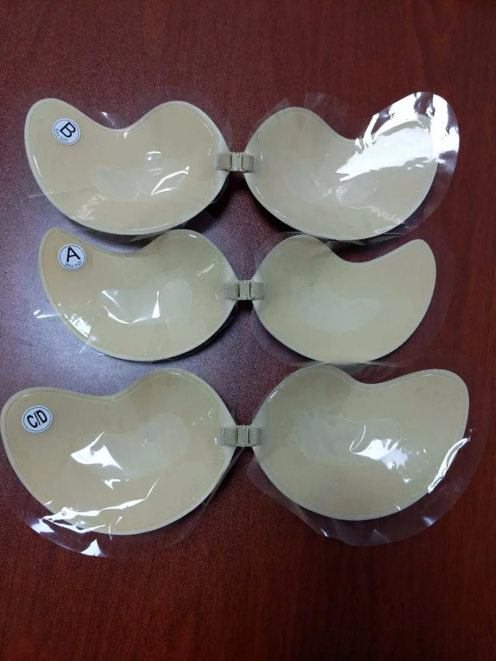 Sutiã Sem Alças Buracos Adhesive Bras Para