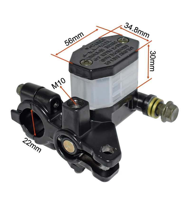 22 мм 7/" Универсальный мотоциклетный главный цилиндр тормозной муфты резервуар рычаги для Suzuki DR200 GN250 GN125 GS125 DRZ GS RG