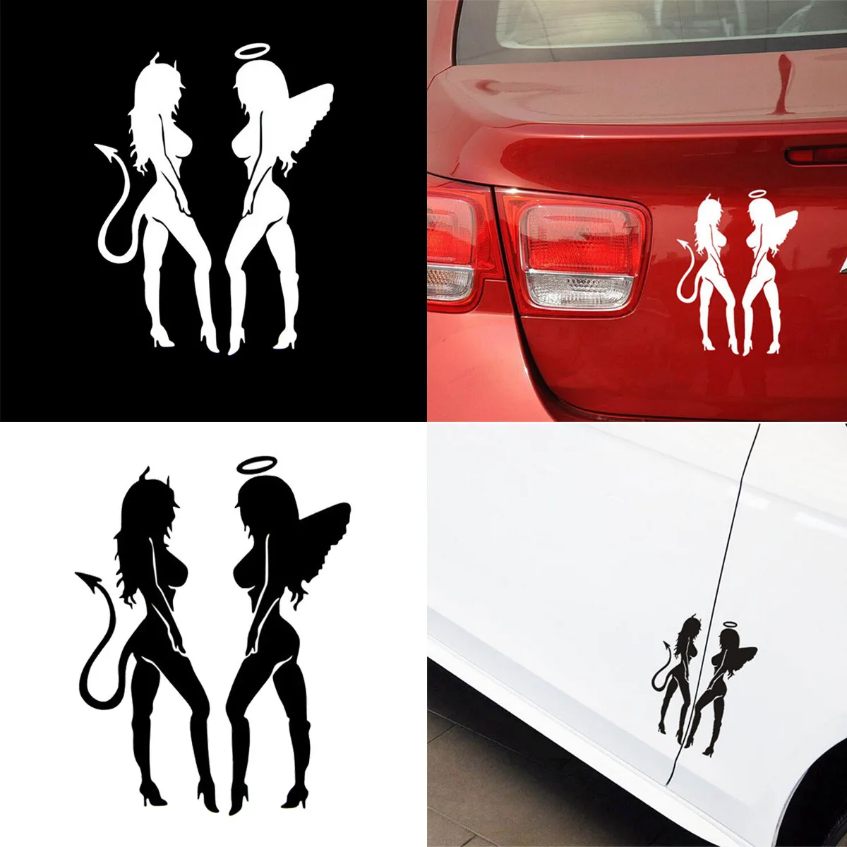 

Car Motorcycle Waterproof Sexy Girls Stickers for dacia duster mercedes w203 volvo xc60 renault megane peugeot 508 renault