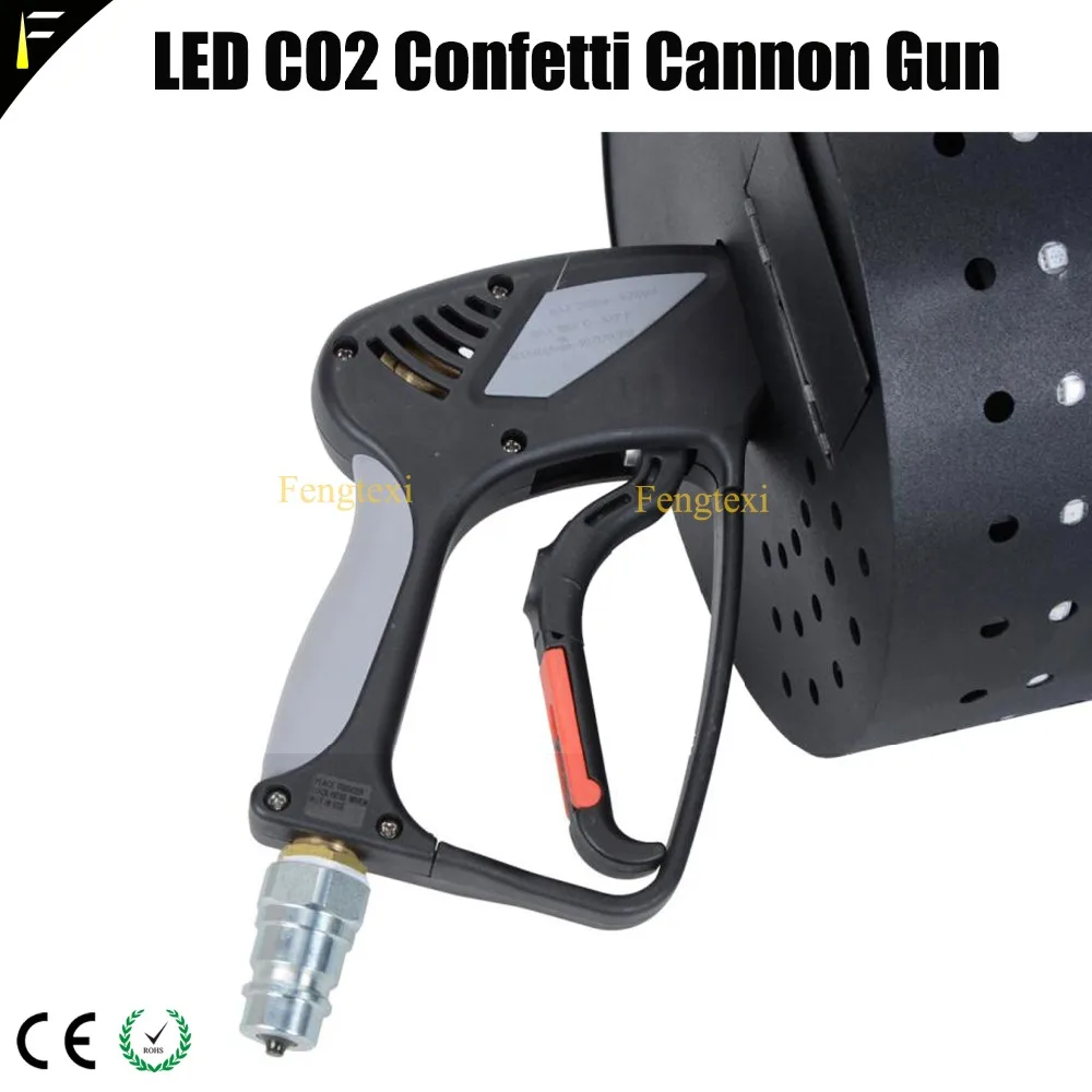 RGB Led СО2 струйная Колонка ручная пушка Сухой Ледяной конфетти Радужный пистолет
