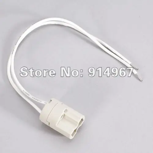 

G8.5 Socket Ceramic Light Holder 2A 750V Suitable for G8.5 type quartz bulbs, halogen lamp, LED bulbs, etc
