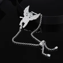 MeiBaPJ прекрасный муха свинья животных браслет настоящий S925 Серебряный Модный браслет с подвесками прекрасные вечерние ювелирные изделия