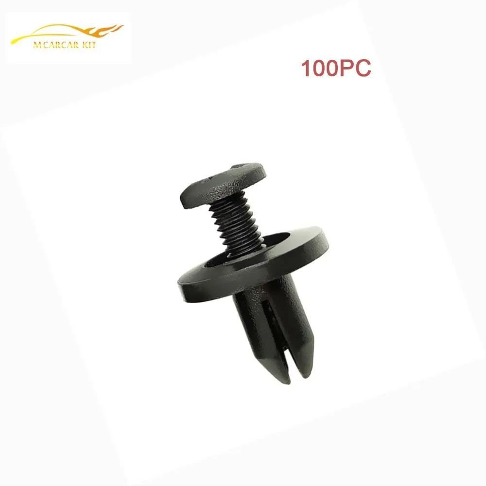 MCARCAR KIT 100 шт. Автомобильный крепеж бампер Отводная пластина брызговик