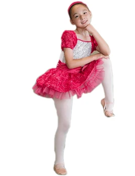 

2018 Ballet Tutu Justaucorps Professional Dance Costumes For Girls Children Maillot Ballet Mujer Tutu Dress Gymnastic Leotards