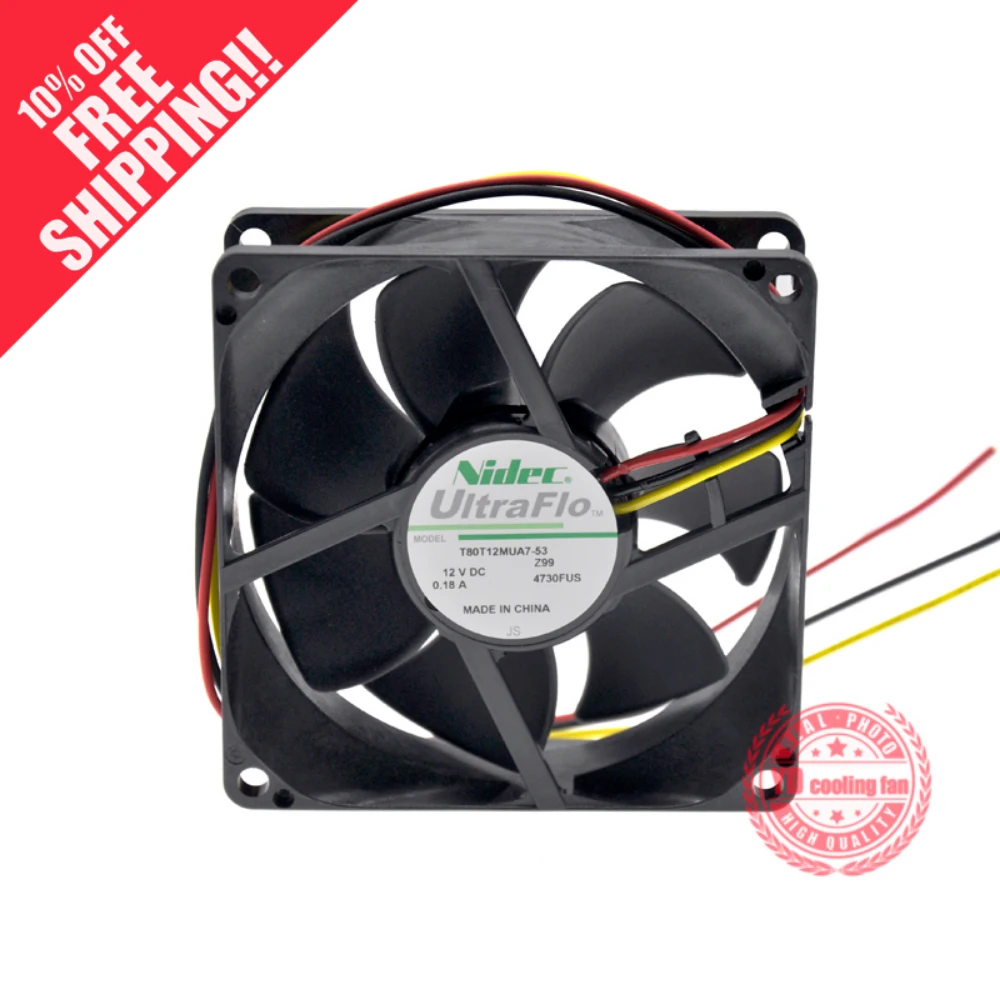 Новый NIDEC T80T12MUA7 53 для EPSON EMP 260/270/280 8025 Вентилятор охлаждения проектора|nidec cooling fan|nidec