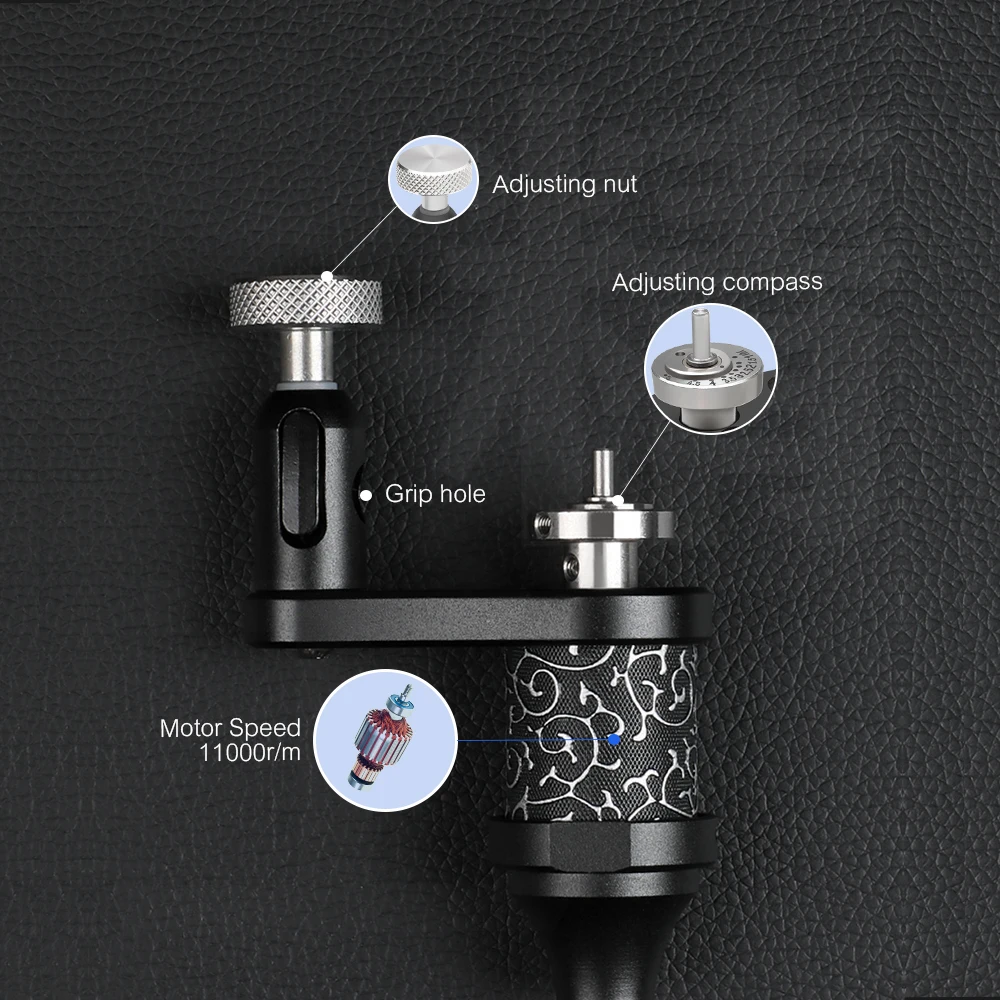  Stigma 2019 New Professional Tattoo Machine Rotary Adjustable Liner and Shader Powerful Strong Moto