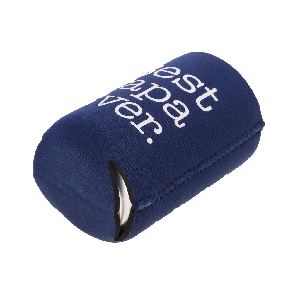 1 Pair of BEST PAPA EVER Bottle Beer Can Holder Cooler Party Favors Fathers Day Gift