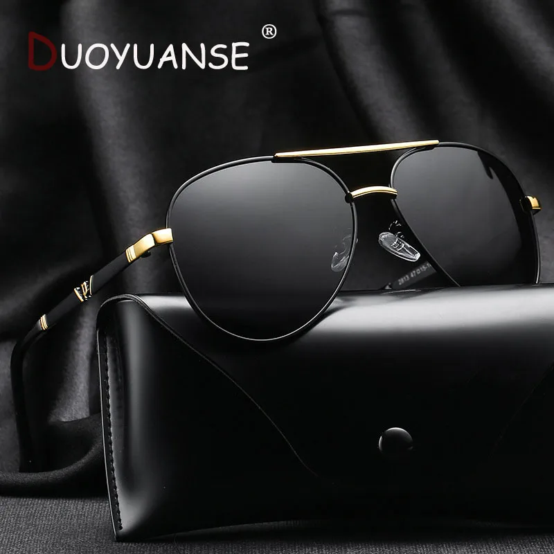 DUOYUANSE Fishing High Quality Polarized Sunglasses Men Driver Driving Alloy Sunglass Male 2019 Sun Glasses 2813 | Аксессуары для