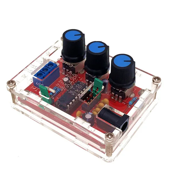 

Function Signal Generator DIY Kit Sine/Triangle/Square Output 1Hz-1MHz Signal Generator Adjustable Frequency Amplitude XR2206