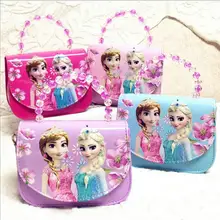 Модная детская сумка принцессы с рисунком из мультфильма; милая детская сумка из искусственной кожи; сумки-мессенджеры Снежной Королевы для девочек