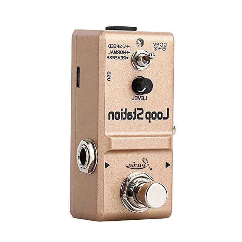 

Rowin Ln-332S Loop Station Looper Effects Pedal Unlimited Overdubs 10 Minutes Of Looping, 1/2 Time, And Reverse