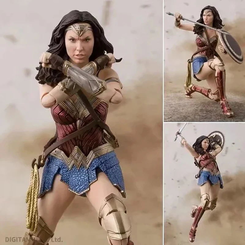 15 см 6 дюймов SHFiguarts DC Comics Лига Справедливости Wonder Woman ПВХ фигурка модель игрушки кукла подарок