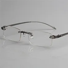 Безрамное прозрачные линзы очки для чтения серый усталость для чтения очки Okulary диоптрий 1,0 1,5 2,0 2,5 3,0 002