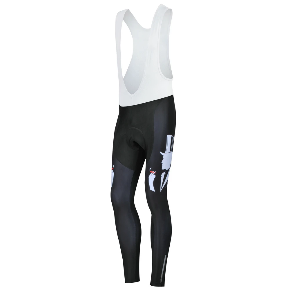 Bib long trousers ZM Лидер продаж CHUANGDI велосипед для Мужчин велосипедные костюмы Длинные Костюмы горный велосипед Велоспорт Джерси длинный рукав Биб колготки брюки - Цвет: Bib long trousers