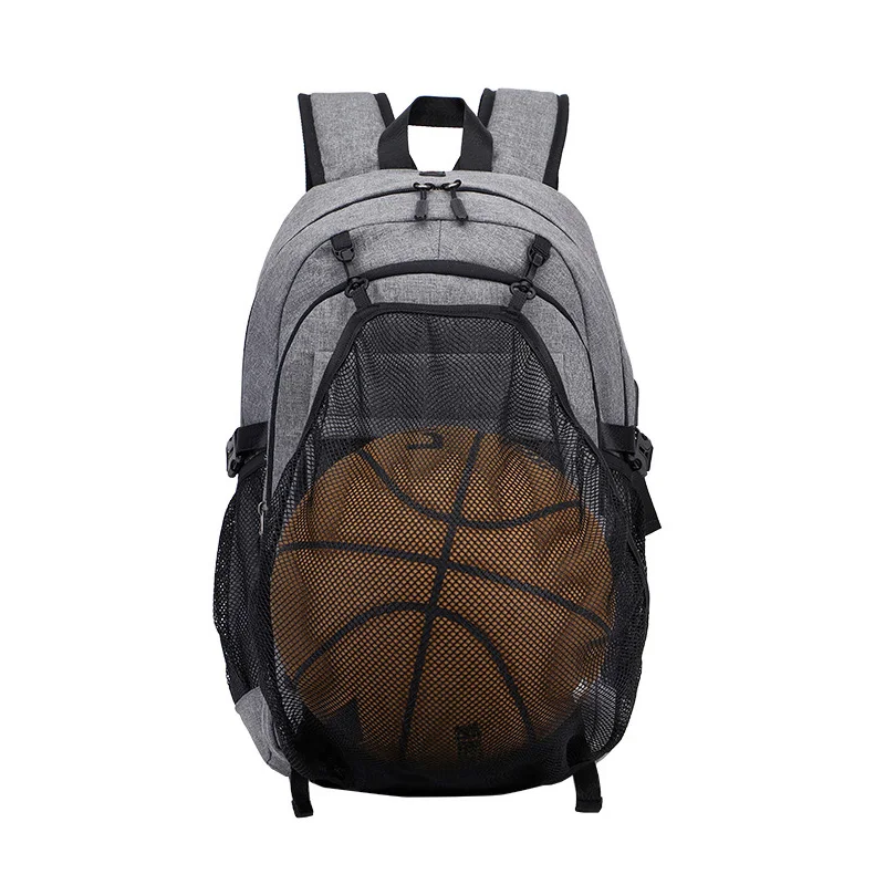 Men Women Basketball Backpack USB Charging Outdoor Sport Backpack Teenager Travel Large Bag Headphone Hole Laptop Mochila BP0240 (20)