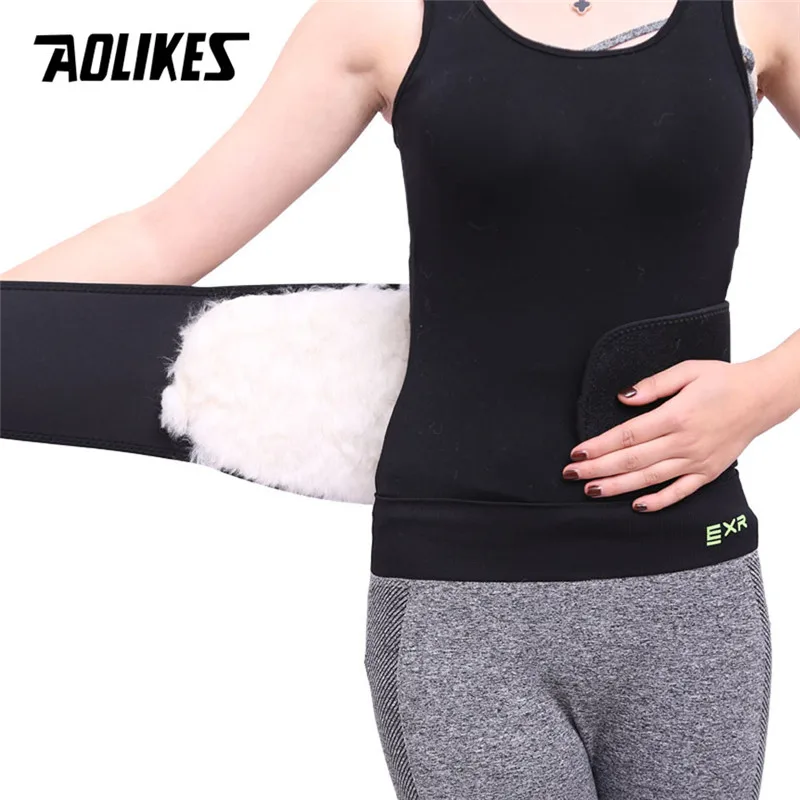 

Aolikes Belt Men Women Warm Waist Support Winter Thickening Waisted Protection Cashmererthmeeing Fitness Warmer Wool Band Sports