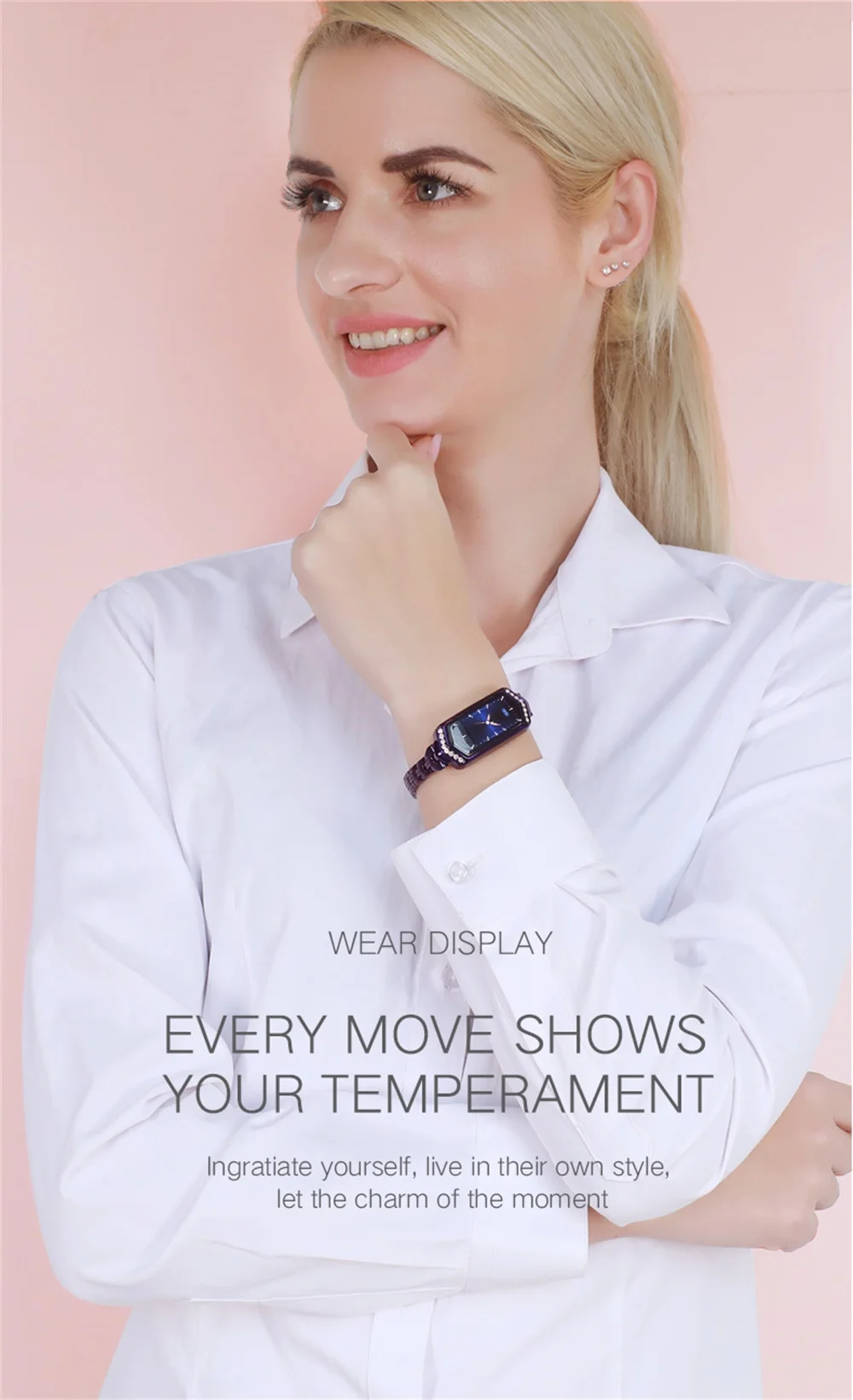 696 B78 Смарт-часы для женщин водонепроницаемый монитор сердечного ритма шагомер Bluetooth для Android IOS фитнес-браслет умные часы
