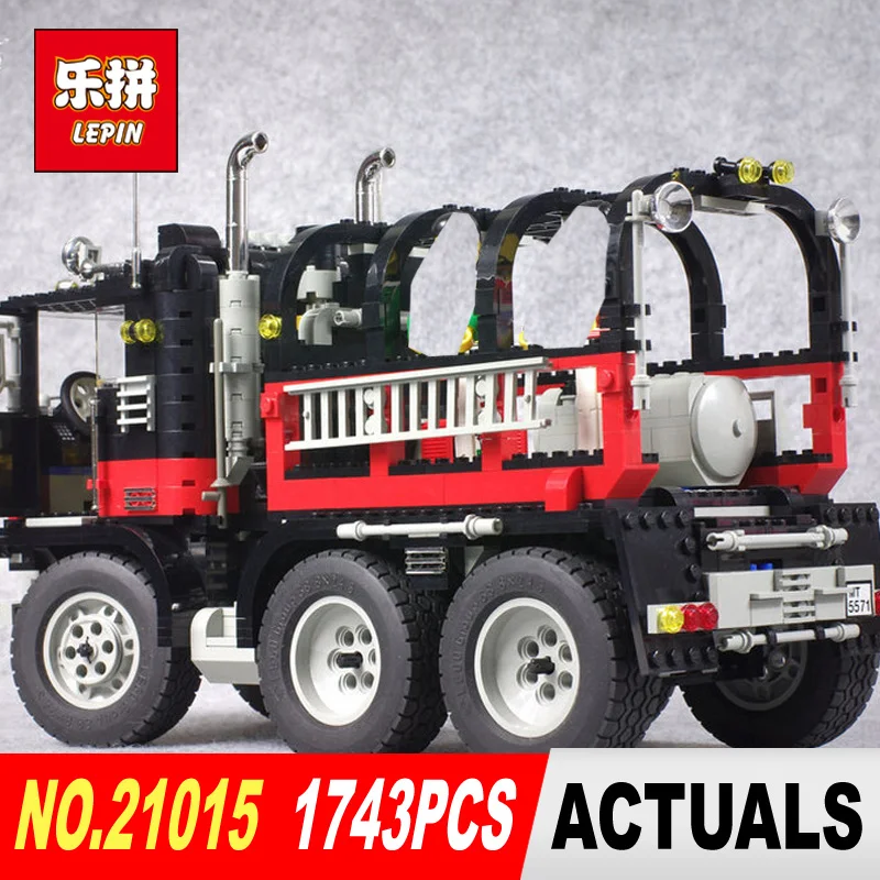 

Lepin 21015 1743Pcs The giant American container car Educational Building Blcoks Bricks Toys Gift Compatible with 5571 for child