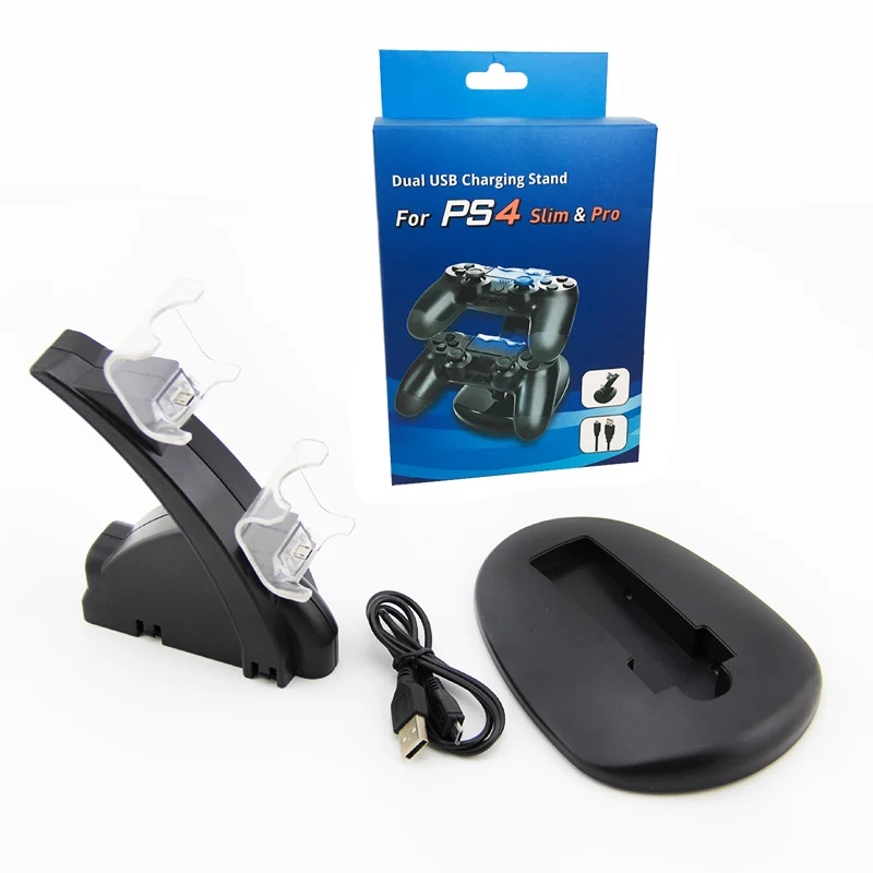 Dual Controller Holder Charger LED Micro Handle Fast Charging Dock