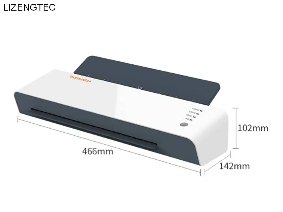 shipping lizengtec Дизайн профессиональные офисные горячей и холодной роликовый ламинатор для A3/A4 Бумага документ фото