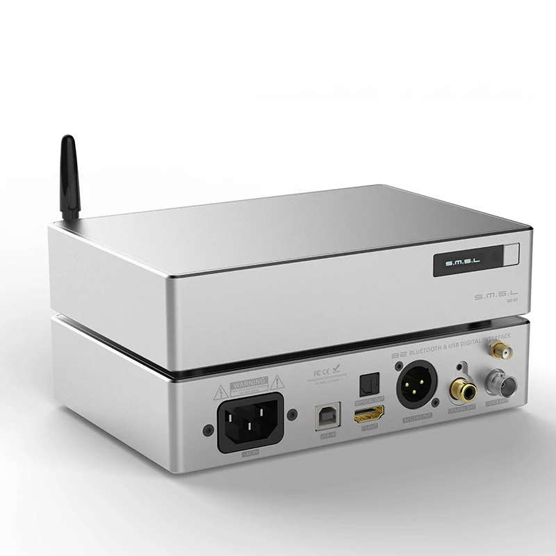 

SMSL B2 Digital DAC Audio Hifi Bluetooth DAC USB DSD512 Decoder Optical Coaxial AES output