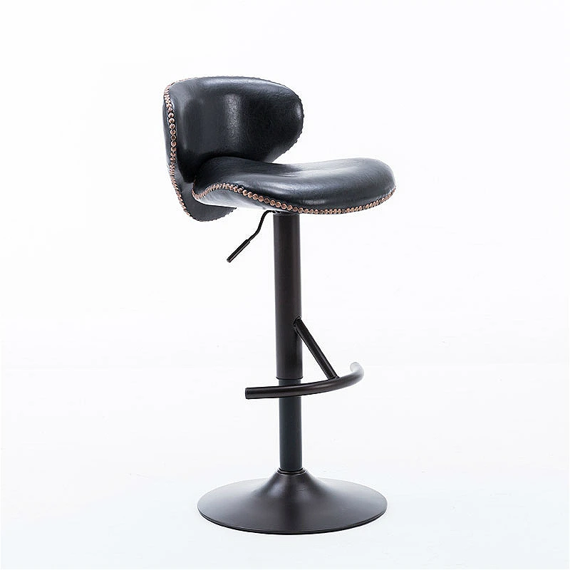 Simple Style Lifted Bar Chair Rotated Multi-purpose Front Desk High Stool with Backrest Checkstand Stool Household Balcony Seat Simple Style Lifted Bar Chair Rotated Multi-purpose Front Desk High Stool with Backrest Checkstand Stool Household Balcony Seat
