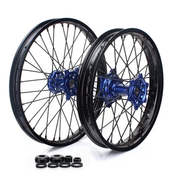 

BIKINGBOY 21/18 MX Front Rear Wheel Rims Hubs For Yamaha YZ 250 450 F YZ250F YZ450F YZ-F 250 450 09-19 YZF 250 450 2009-2019