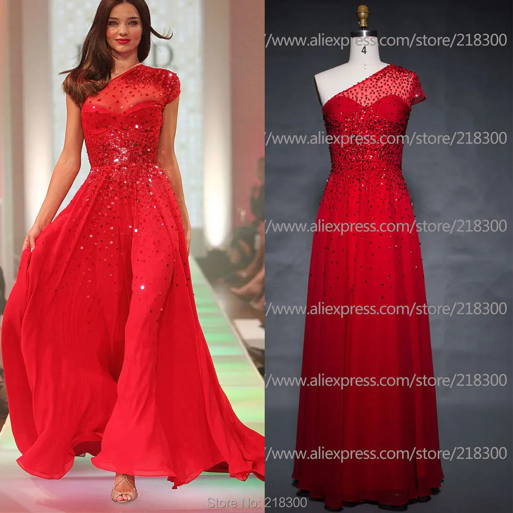 Flowy Sequin Prom Dresses