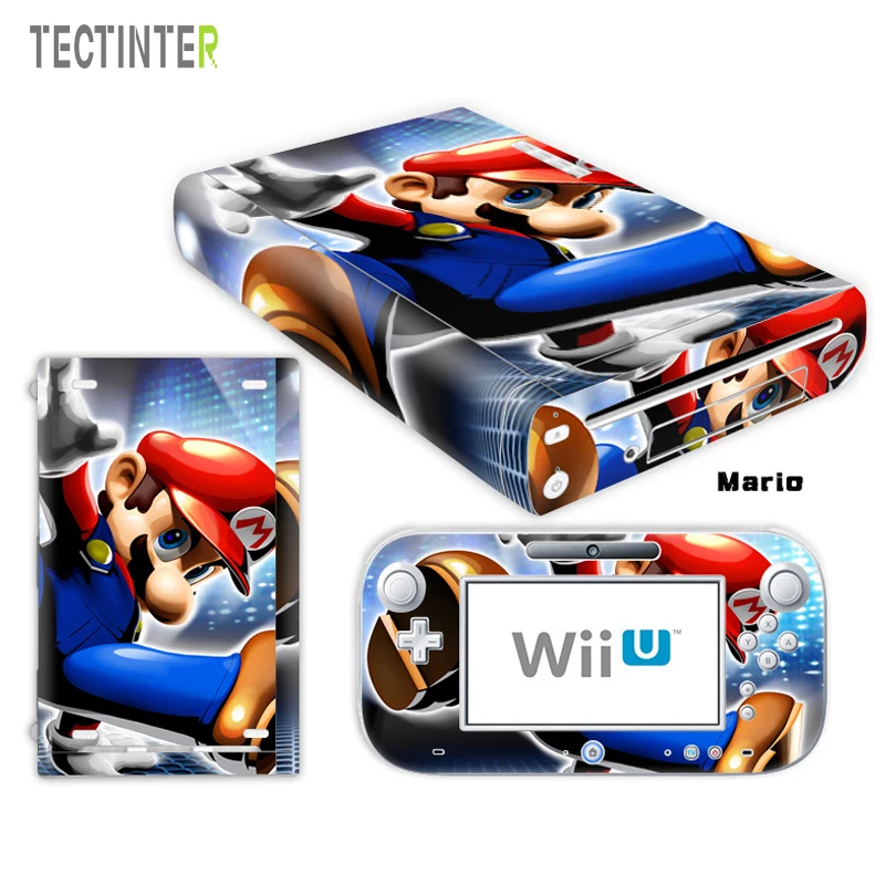 Виниловая наклейка для консоли Mario 2 шт. джойстика геймпада|mario sticker|mario wii umario |
