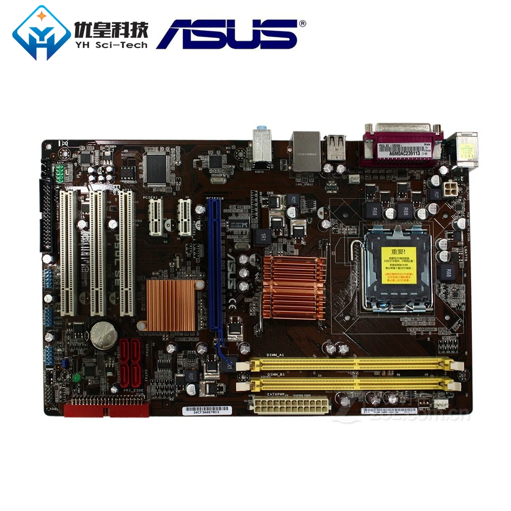 

Original Used Desktop Motherboard Asus P5QL SE P43 Socket LGA 775 Q8200 Q8300 DDR2 8G ATX