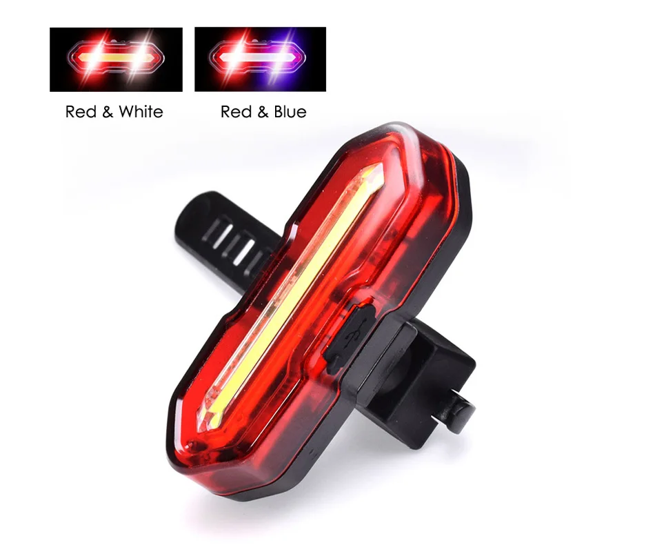 Best Rear Bike Light Bicycle Lights Seatpost Luces Bicicleta Luz Farol Lanterna Led Flashlight Bisiklet Lamba USB MTB Cycling 3