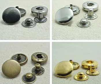 

2016 New Wooden Buttons 50sets/lot Different Price Quality 12mm/15mm17mm/20mm Snap Fasteners/popper Press Stud Sewing Button