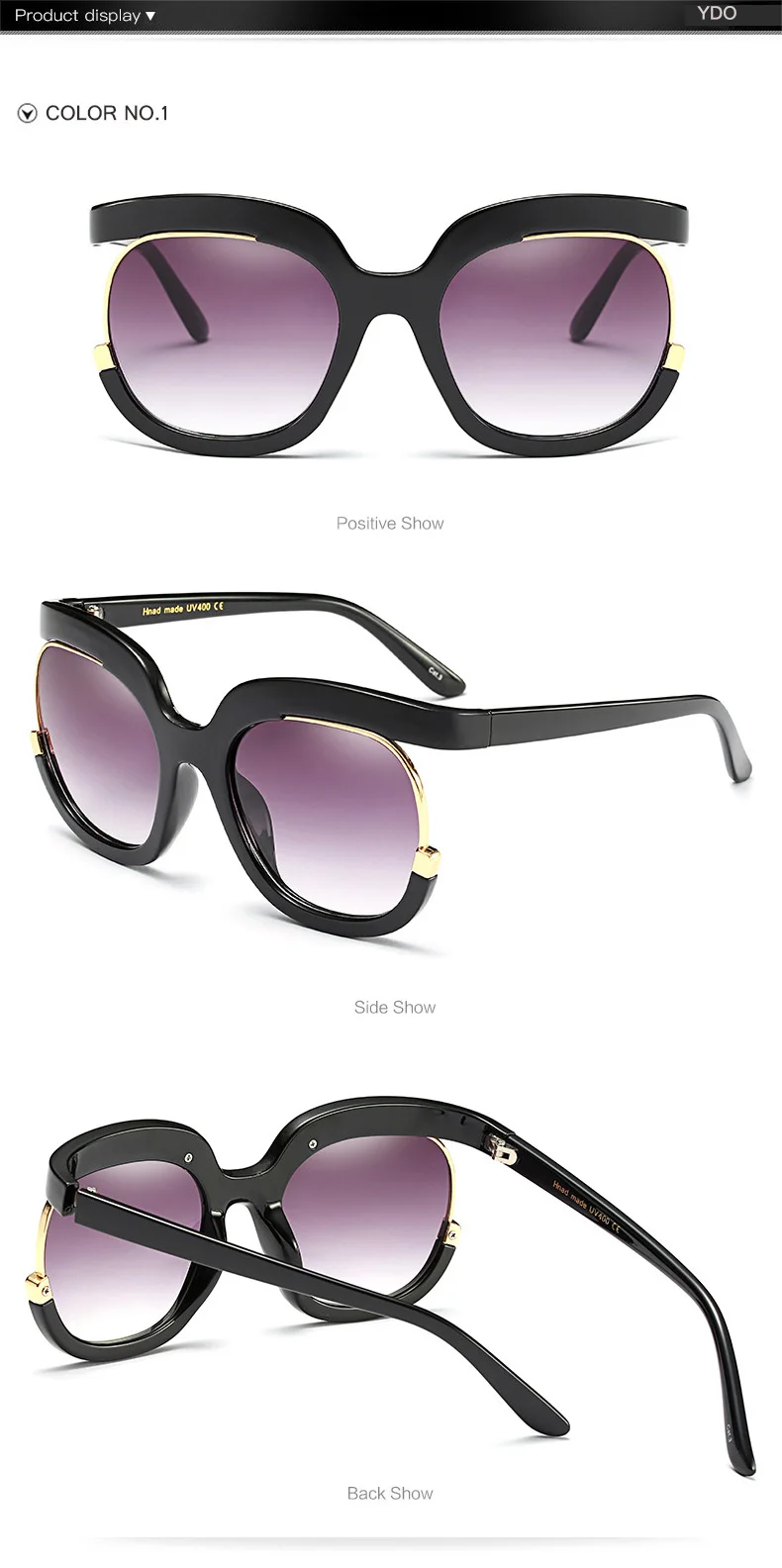 YDO Stylish Square Sunglasses Women Luxury Brand Designer Elgant Lady Sun Glasses 2018 Wrap Geometry Frame Shades UV400 Eyewear (9)
