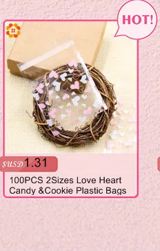 100 шт розовые цветы конфеты& пластиковые пакеты для печенья самоклеющиеся для DIY печенья закуски выпечка посылка Декор Детские Подарочные принадлежности