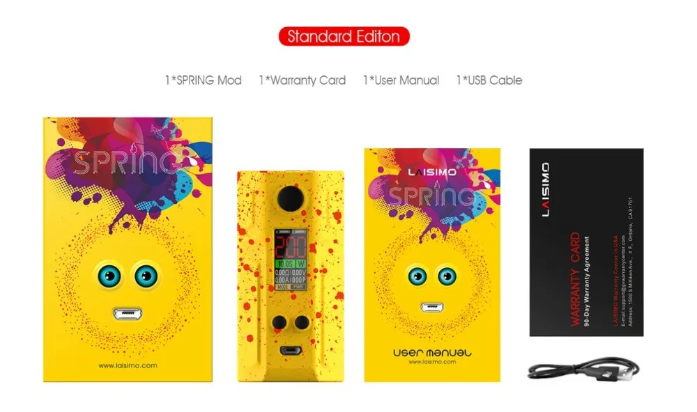 Laisimo Spring 200W Box Mod-7