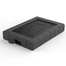 Orico Waterproof Hard Drive Case 2.5 Inch Shockproof Dustproof Hard Drive Enclosure Box With Silicone Protective Cover