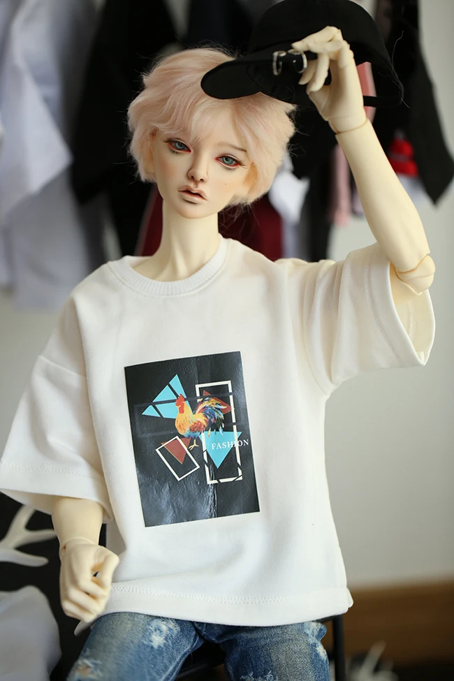 BJD 1/3 Футболка с принтом куклы одежда для 1/3 BJD SD DD Размер куклы дядюшка кукла Призрак 2 размера куклы аксессуары BJD одежда