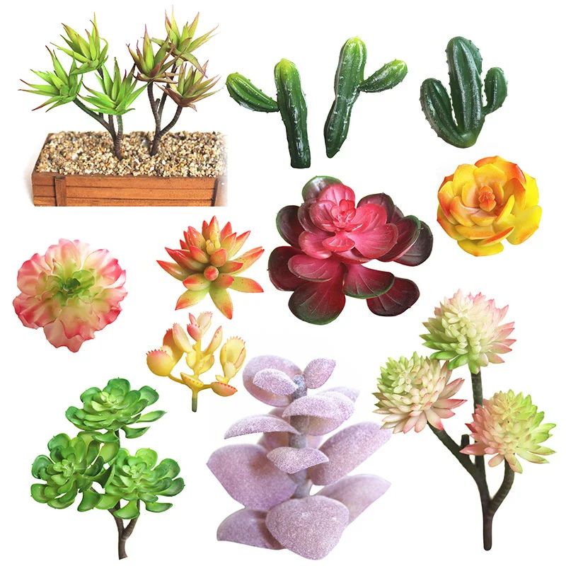 Plante Succulente Artificielle D/écoration pour Maison Vert