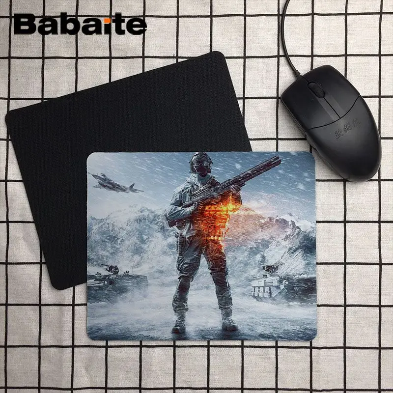 Babaite My Favorite Battlefield 4 Большой Коврик Для Мыши Компьютерный коврик Размер для 18x22 см 25x29 см резиновые прямоугольные коврики для мыши - Цвет: 18X22cm