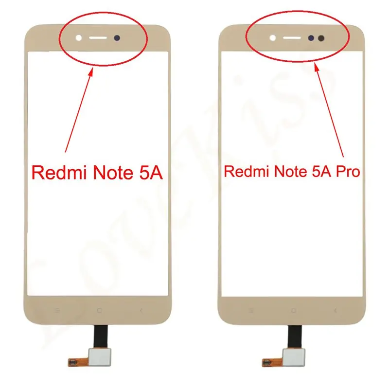 Передняя панель Redmi Note5A для Xiaomi Note 5A Pro Prime сенсорный экран датчик Y1 Lite ЖК дисплей