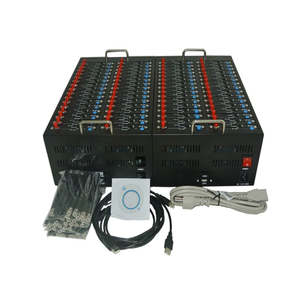 Bulk SMS Modem Q24plus 64ports test with Free SMS Software
